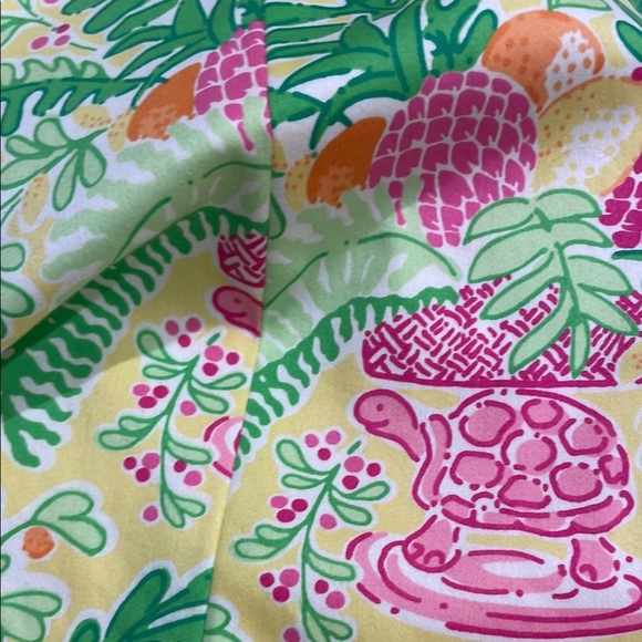 Lilly Pulitzer Yellow Miranda Monkey Jungle Print Midi Dress EUC - Picture 3 of 6